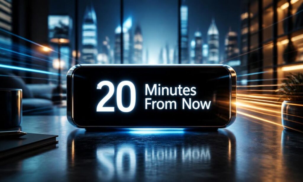 20 Minutes From Now