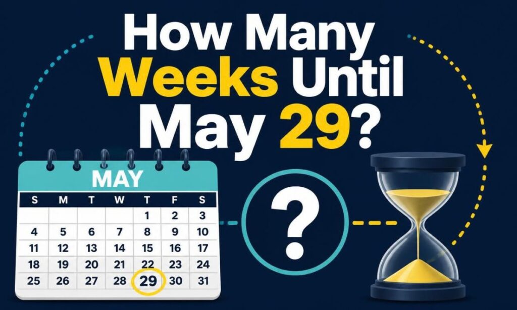 How Many Weeks Until May 29?