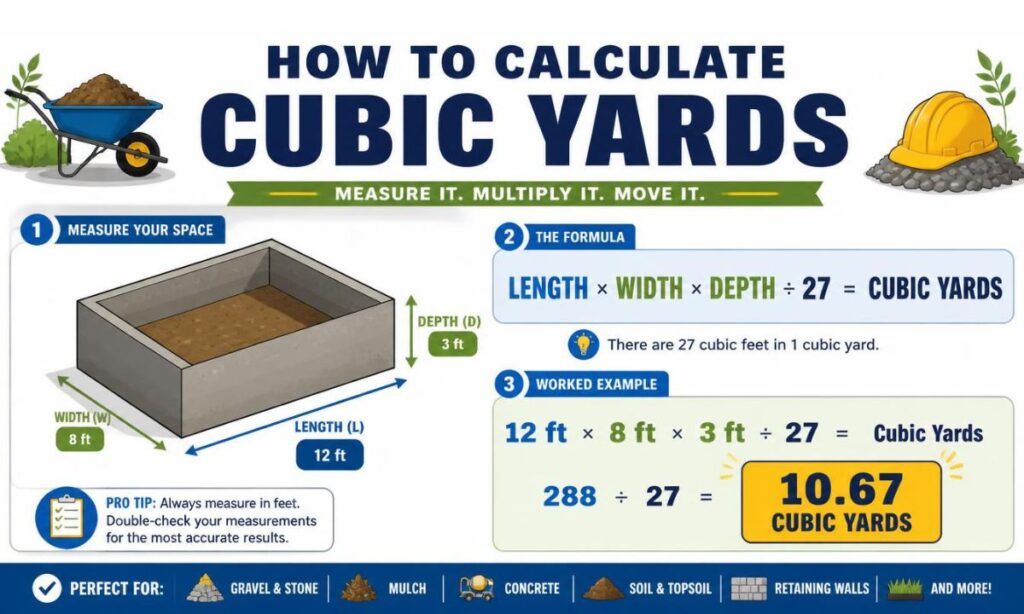 How to Calculate Cubic Yards