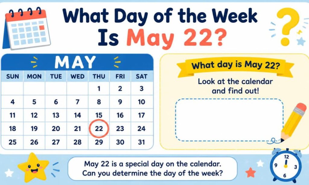 what-day-of-the-week-is-may-22