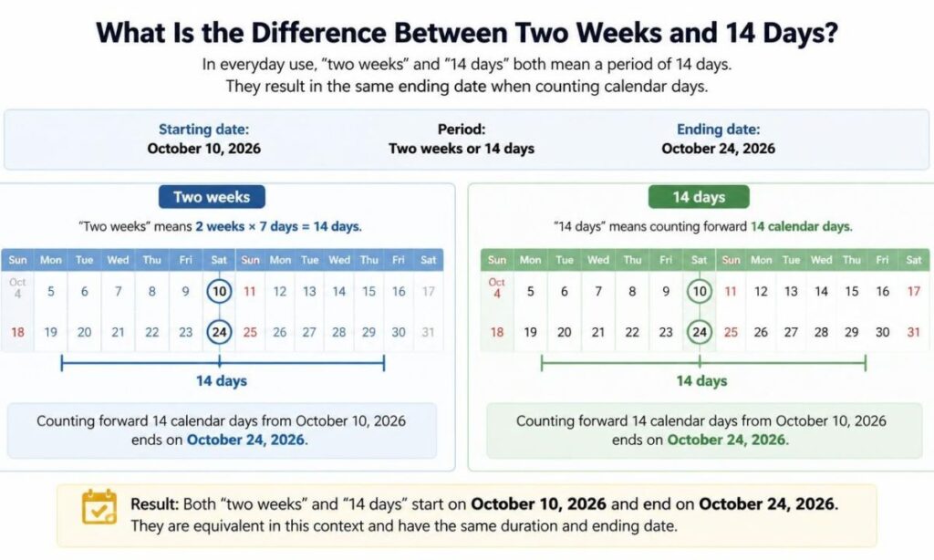 what-is-the-difference-between-two-weeks-and-14-days